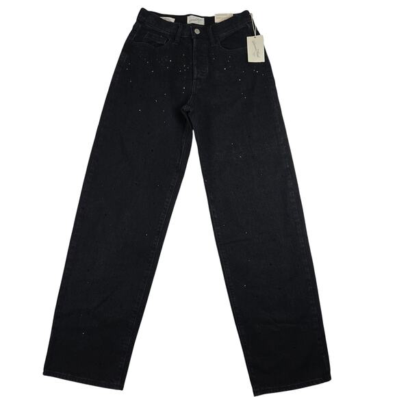 Universal Thread Denim - Universal Thread Mid Rise 90s Baggy bedazzled Jeans womens 0R 0640